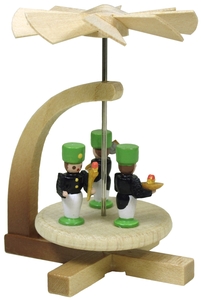 Hans Günter Flath Pyramide Bergmänner (Hans Günter Flath 730/B) Miniatur Pyramide mit Bergmännern